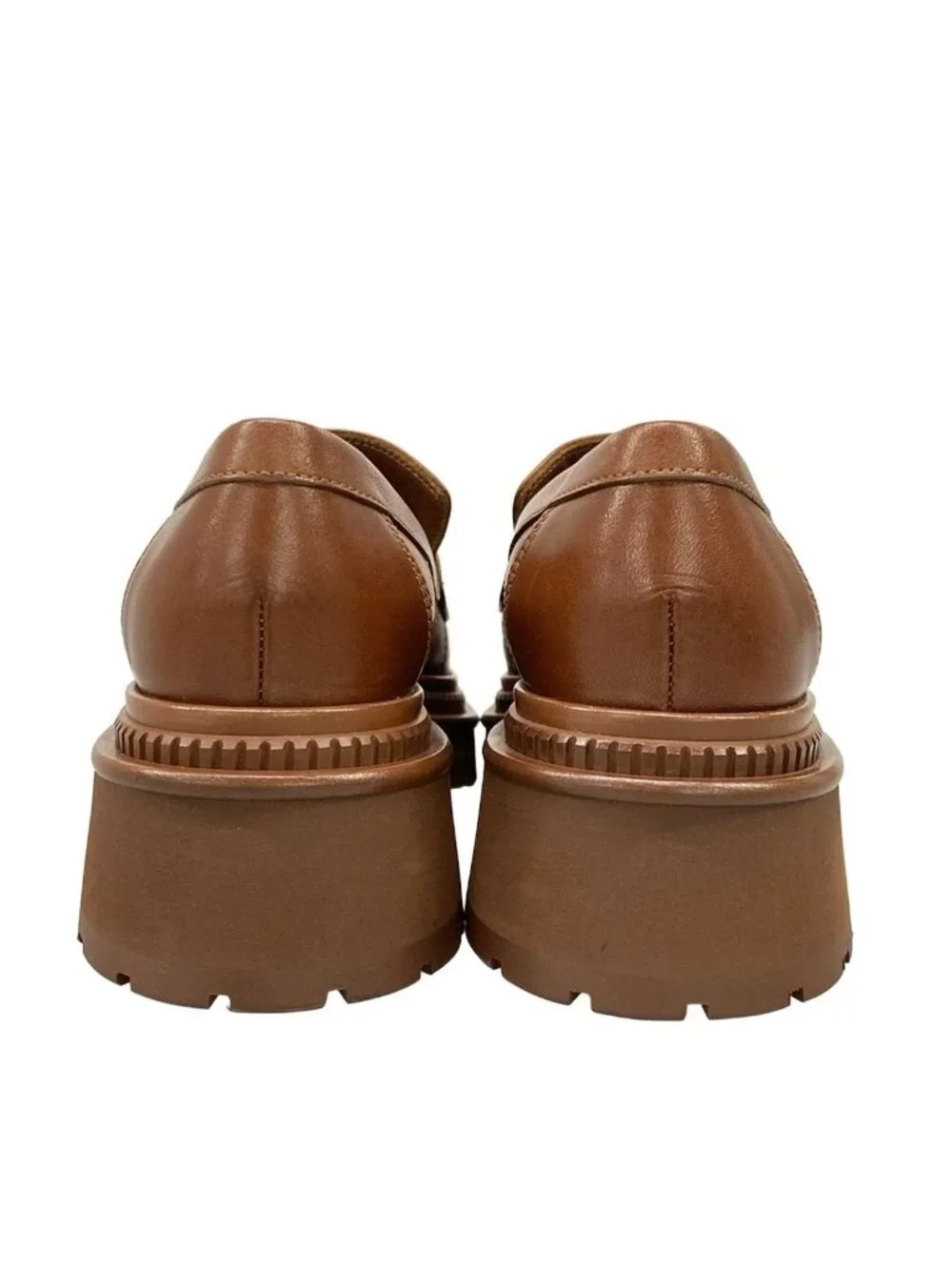 Chanel Loafers 36 C Quilted Brown Gold CC Logo